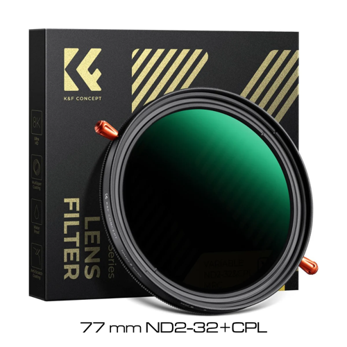 67mm ND2-32+CPL Filtre (2'si 1 Arada)