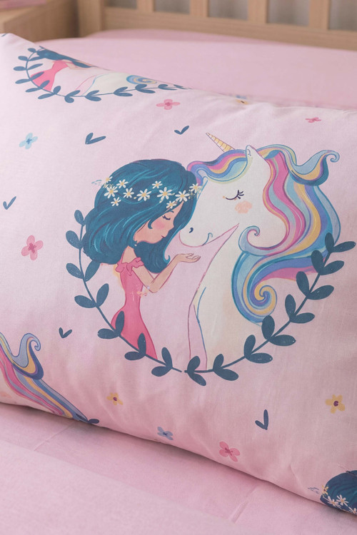 Unicorn Pamuklu Çocuk Nevresim Takımı