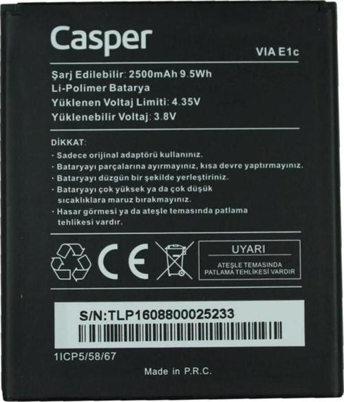 Casper Via E1C Pil Batarya
