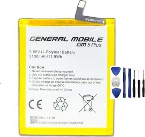 General Mobile Gm5 Plus Pil Batarya ve Tamir Seti