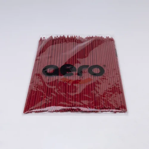 Çuvaldız Plastik Dar Delik Uzun 24 cm (100 Adet) Kırmızı