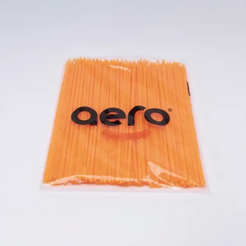 Çuvaldız Plastik Dar Delik Uzun 24 cm (100 Adet) Turuncu