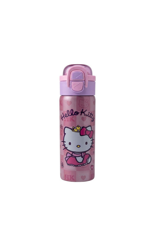 Çift Fonksiyon Kapaklı Çelik Matara 600Ml 3834