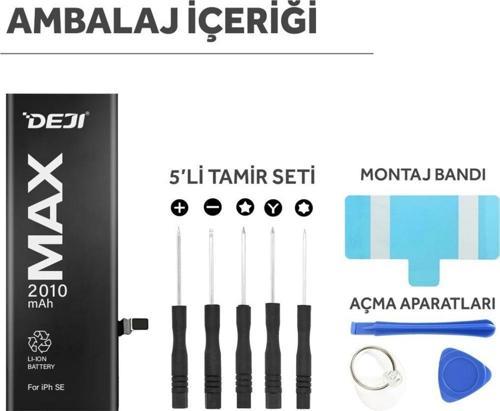 iPhone SE Batarya Mucize Batarya Deji 2010mAh