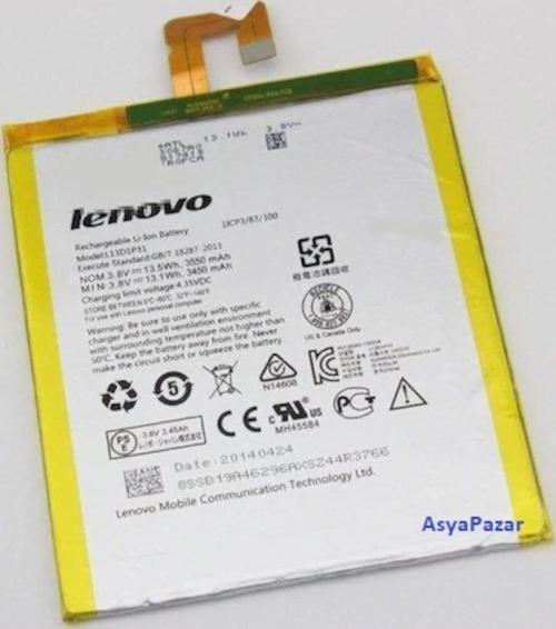 Lenovo İdeapad Pil Tablet Batarya S5000 L13D1P31