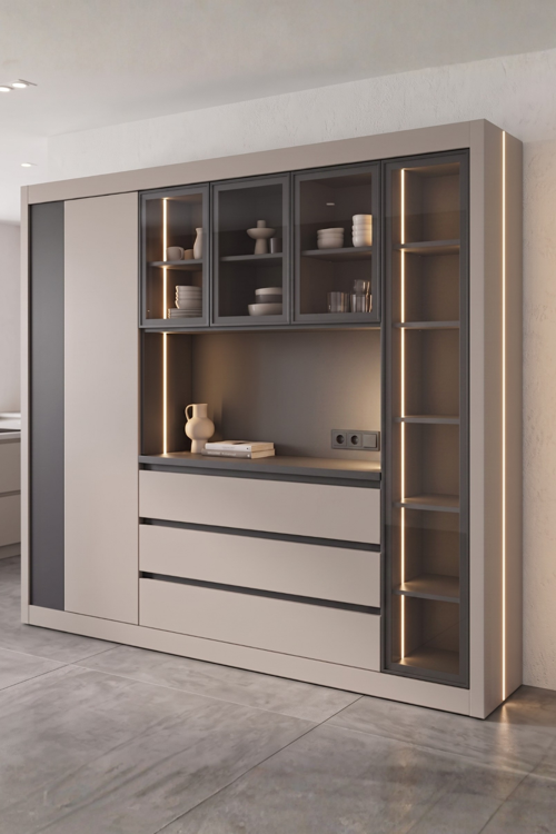 Nero Kahve Köşesi Multi 235 cm Montaj Dahil