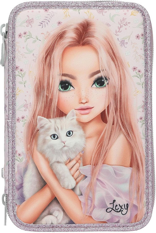 Blooming Kitty - 3 Bölmeli İçi Dolu Kalem Kutusu