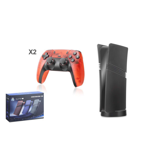GS5 ULTRA Retro Oyun Konsolu PS2, PSP, PS1 128 GB Çift GamePad Siyah Renk