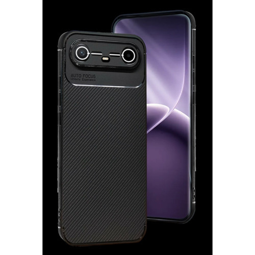 Tecno Spark Slim 5g Auto Focus Karbon Kapak - Siyah