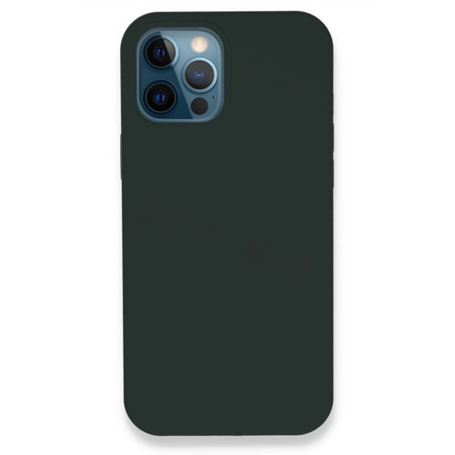 Apple İphone 12 Pro Kılıf Lansman Legant Silikon - Koyu Yeşil