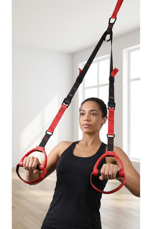 Trx Pro Spor Aleti Suspension Trainer-Asılma Egzersiz Seti Fitness Antrenman Güç Halatı
