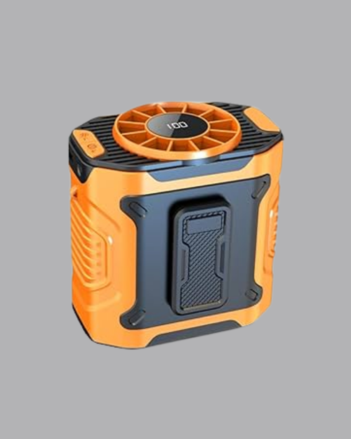 Ucuztekno tekno Dijital Ekranlı Turbo Mini Fan – 3 Kademeli Hız, Sessiz Çalışma ve Type-C Şarj 2026 3