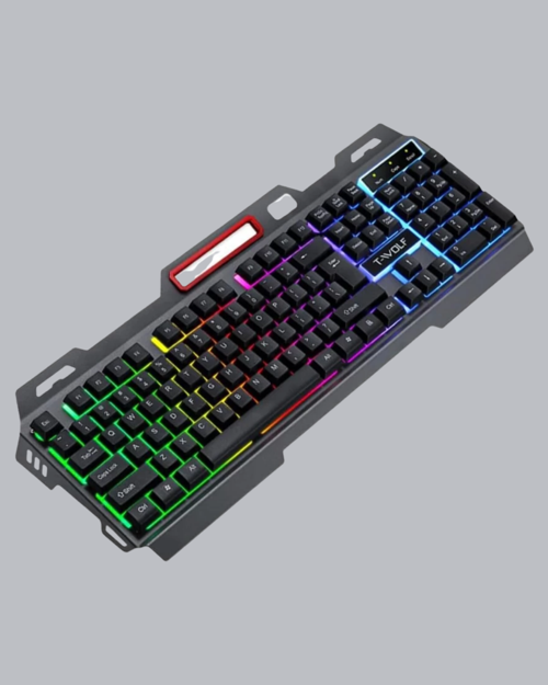 tekno RGB Aydınlatmalı Klavye Mouse Seti – USB Bağlantılı, Türkçe Q, Ayarlanabilir DPI, Erg
