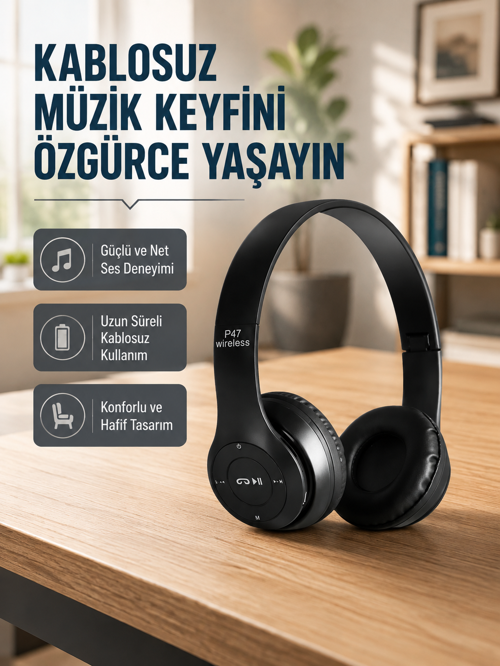 tekno Kablosuz Bluetooth Kulaklık – Suya Dayanıklı ve Uzun Ömürlü Kullanım 2026