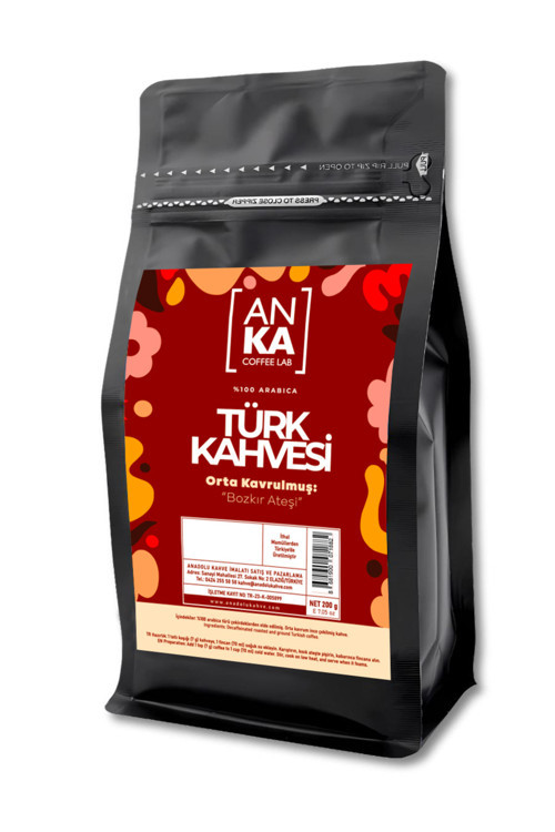 200 Gr Türk Kahvesi Orta Kavrulmuş, Yoğun Köpüklü