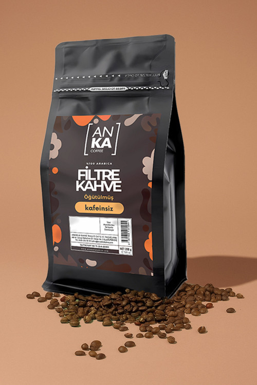 Kafeinsiz Filtre Kahve 200G – %100 Arabica, Yumuşak İçim, Dengeli Aroma Öğütülmüş