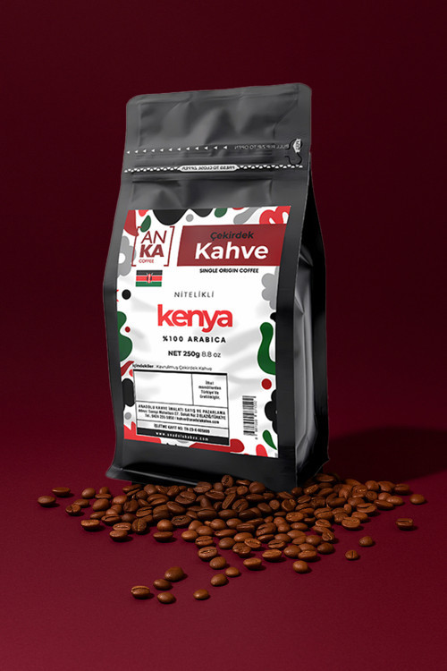 Kenya Nitelikli Kahve Çekirdeği 250 G – %100 Arabica, Meyvemsi Aromalı Filtre Kahve