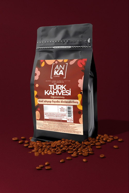 Özel Ahşap Fıçıda Dinlendirilmiş Nitelikli Türk Kahvesi 250G