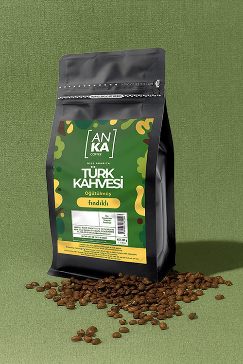Fındık Aromalı Türk Kahvesi 200G – %100 Arabica, Yumuşak İçim