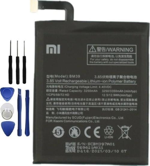 Xiaomi 6 Mi6 Pil Batarya ve Tamir Seti Bm39