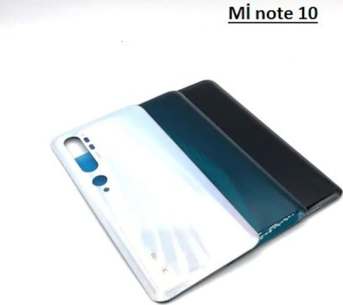 Xiaomi Mi Note 10 Arka Pil Batarya Kapak Cam