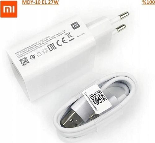Xiaomi Uyumlu Note 10 Şarj Cihazı Aleti Qc 3.0 Mdy-10-El 27W