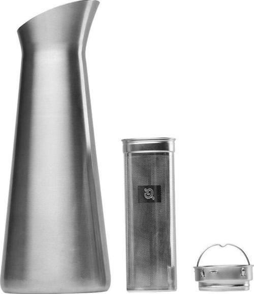 QD3600  Isı Yalıtımlı 1000ml Karaf - Metalik
