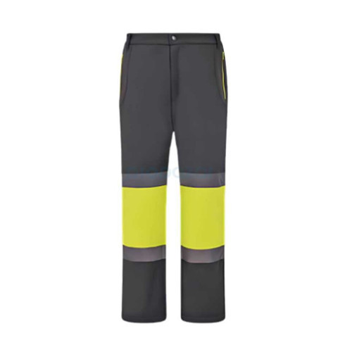 SMP-G Sarı Softshell Kumaş Teknik Kontrast Pantolon
