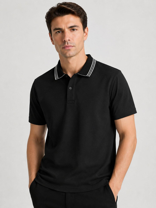 Turbulance Slim Fit Erkek Polo Yaka Tişört 7753