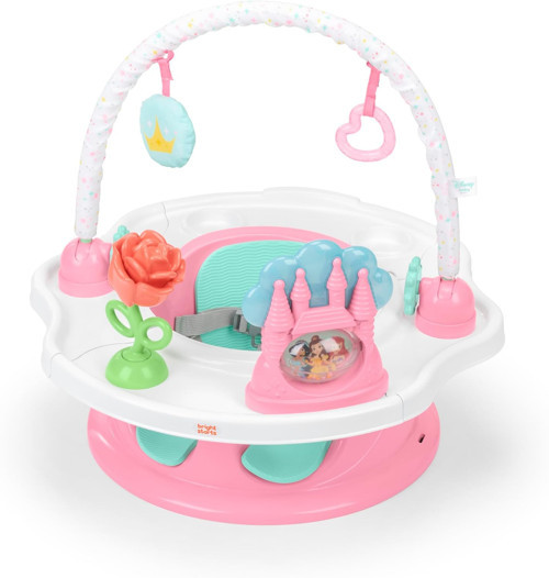Disney Princess Superseat By Bright Starts, Oturma, Oyun Süresi Ve Yemekler İçin Eğlenceli Bebek Sandalyes