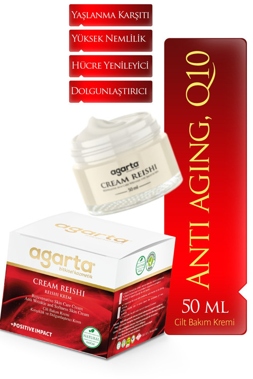 Yaşlanma Kırmızı Reishi Mantarı Kremi 50 Ml X2 Adet