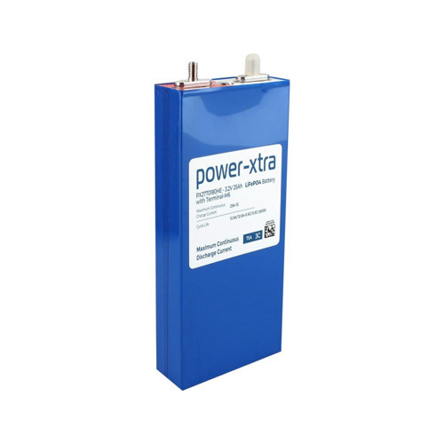 PX2770180HE - 3.2V 25 Ah LiFePO4 Şarjlı Pil - 3C - Vidalı