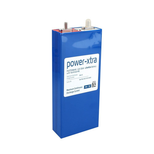 PX2770180HE - 3.2V 30 Ah LiFePO4 Şarjlı Pil - 3C - Vidalı