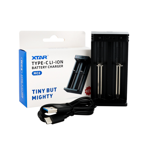 MC2 - Taşınabilir Li-ion Pil Şarj Cihazı - 1.0A 2li