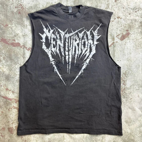 CENTURION LABS Iron Reign Cutoffs- Assorted - LARGE FITNESS ATLET