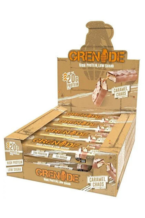 High Protein Bar 12x60g Caramel Chaos