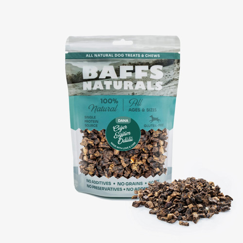Naturals Dana Mini Ciğer 100% Doğal Köpek Ödül Maması 100 gr