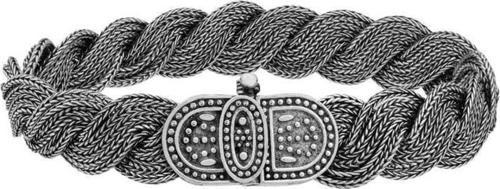 925 Ayar Gümüş Elişi Örgü Bileklik