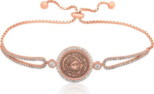 925 Ayar Gümüş Rose Kıtmir Bileklik