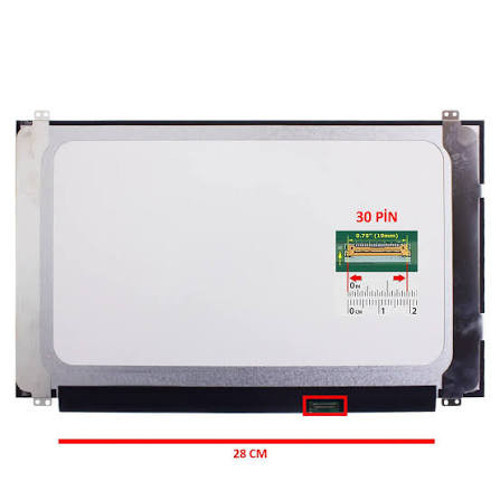 Lenovo FRU 5D10K81086 15.6 inç 1366x768 30 Pin 350mm Notebook Laptop LCD LED Ekran