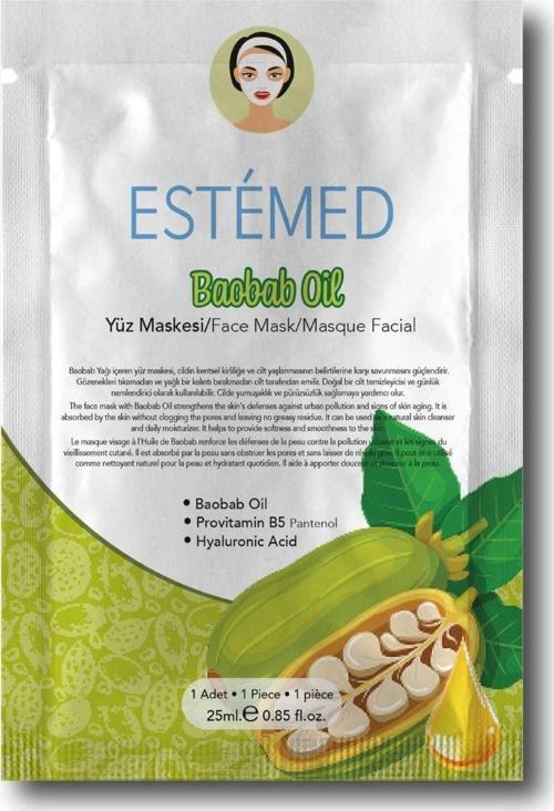 Baobab Yağı Kağıt Maske - Sheet Mask Baobab Oil