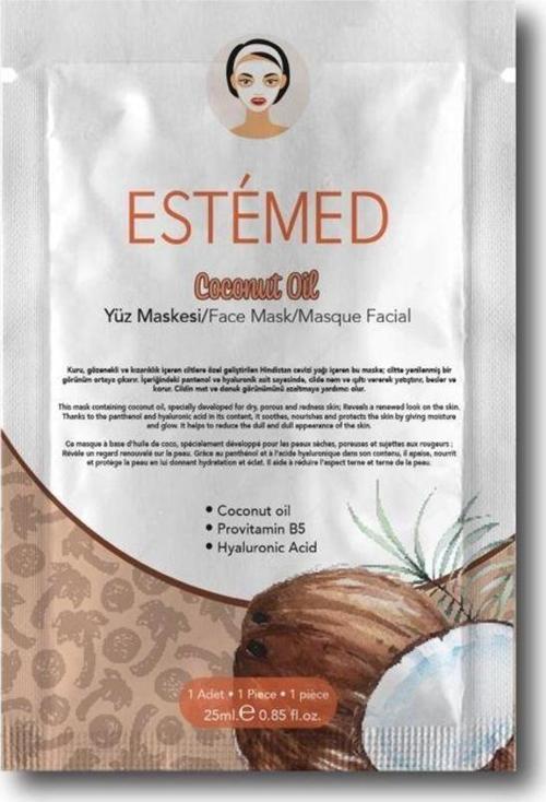 Hindistan Cevizi Yağı Kağıt Maske - Sheet Mask Coconut Oil