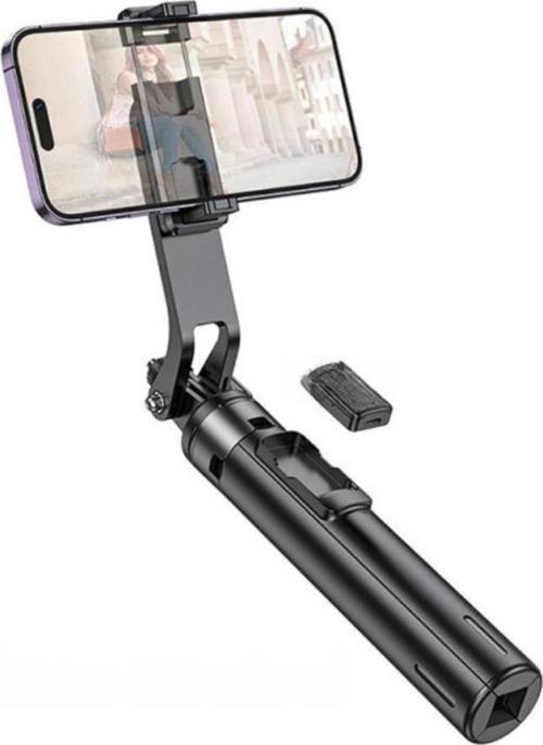 2in1 Kumandalı Selfie Çubuğu ve Tripod, Telefon, Fotoğraf Makinesı İçin 140 Cm Tripod Selfie Çubuğu