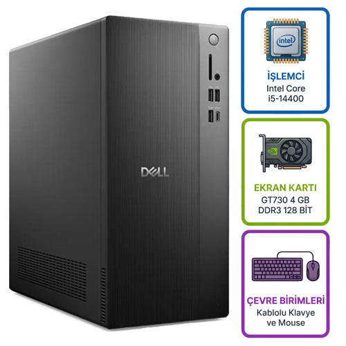 Tower ECT1250 i5-14400 32GB 512GB SSD 4 GB GT730 Ubuntu Masaüstü Pc ECT1250_RPLSR003_U 025