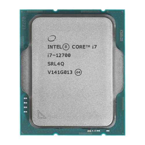 Alder Lake i7-12700 TRAY, VGA'lı, Fansız 12C 2,10Ghz/4.90Ghz 25MB LGA1700
