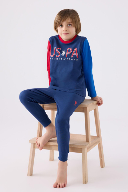 1919 Authentic Brand Erkek Çocuk Uzun Kol Pijama Takım