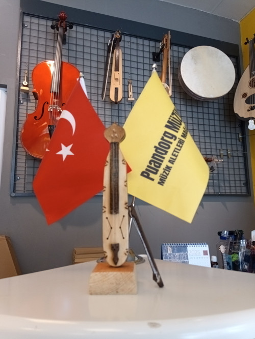 KEMENÇE MİNYATÜR - Müzik Aleti - AHŞAP - ÖZEL ÜRETİM - HEDİYELİK -