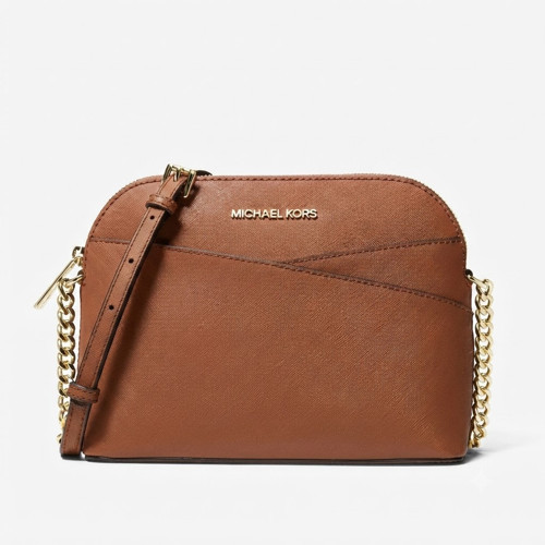 Kadın Jet Set Saffiano Deri Dome XCross Çapraz Omuz Çanta MK-35F1GTVC6T