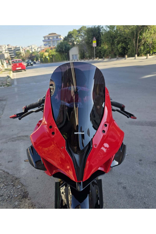 QJ SRK 300 R Ön Cam 2023-2026 Model 42cm Siyah Renkli 4mm