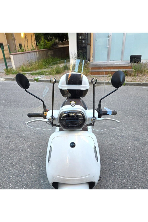 RKS VPS 125 Ön Cam 2022-2026 Model 42cm Şeffaf Renkli 4mm Elcikli APARATSIZ